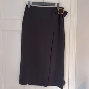 Simple Retro Giselle MIDI Skirt
